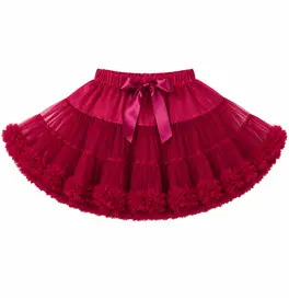 Burgundy Childrens Luxury TUTU Skirt
