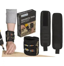 Magnetic bracelet for tools