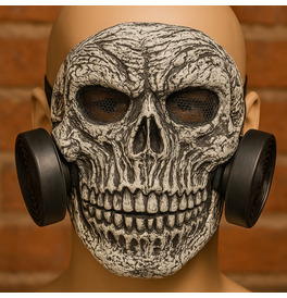 Skull Gas Mask Latex Mask