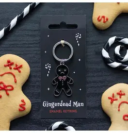 Spooky Gingerbread Man Keyring