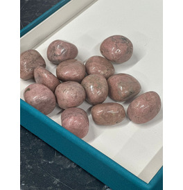 Rhodonite Tumble Stones 52G 3.5cm