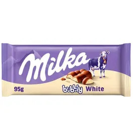 Milka Bubbly Milk White Chocolate 95G