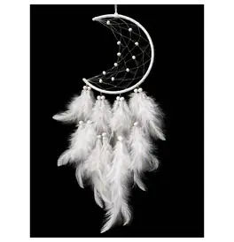 Dream Catcher White Crescent