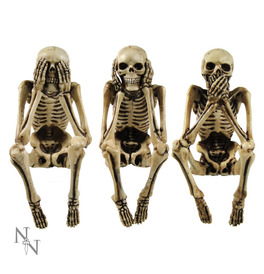 Nemesis Now Three Wise Skeleton 10cm 