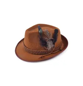 Oktoberfest Felt Hat - Brown