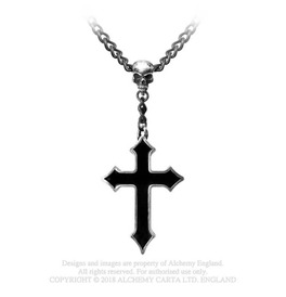 Osbourne Cross Pendant Necklace by Alchemy 