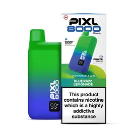 PIXL 8000 Prefilled Pod Vape Kit - Blue Razz Lemonade