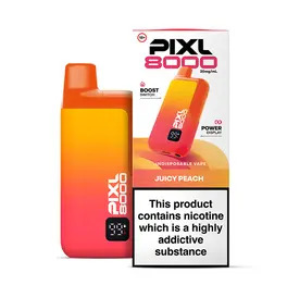 PIXL 8000 Prefilled Pod Vape Kit - Juicy Peach