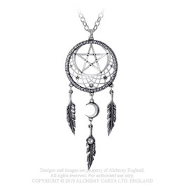 Alchemy Pagan Dream Catcher Pendant Necklace