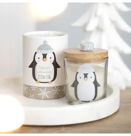 Frosty Vanilla Penguin Candle