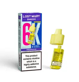 LOST MARY BM6000 Replacement Pods - Pineapple Ice