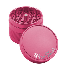 Wise Skies Pink Ziggy 4 Part Metal Grinder