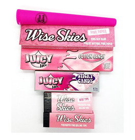 Wise Skies Pink Rolling Bundle Pink Rolling Papers 