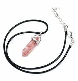 Tower Shape Crystal Stone - Rose Quartz