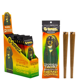 G-Rollz 'Tropical Twist' Hemp Blunts (Box of 12) 