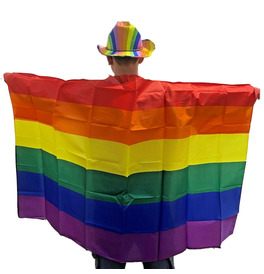 Pride Rainbow Flag Cape 