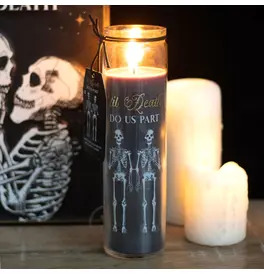 Til Death Do Us Part Amber Noir Tube Candle