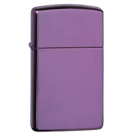 Zippo High Polish Purple Slim Lighter