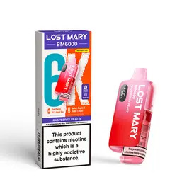 LOST MARY BM6000 Pre-filled Pod Kits - Raspberry Peach