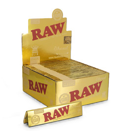 Raw Gold Ethereal King Size Slim Rolling Papers 