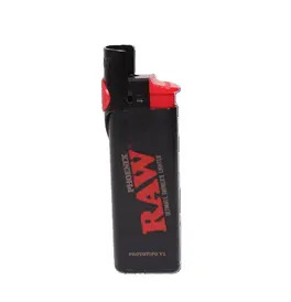 Raw Lighter with Poker - Black