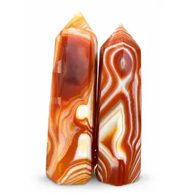Red Agate Crystal Towers