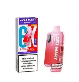 LOST MARY BM6000 Pre-filled Pod Kits - Red Apple Ice