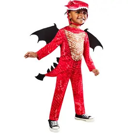 Red Dragon Children Costume