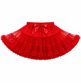 Red Childrens Luxury TUTU Skirt