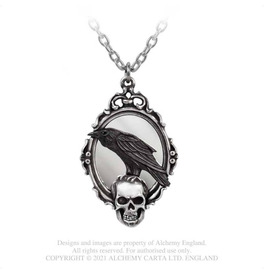 Refelections of Poe Pendant Necklace by Alchemy 