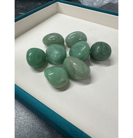 Green Aventurine Tumble Stones 29G 3.5cm