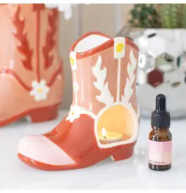Cowboy Boot Oil Burner and Wax Warmer