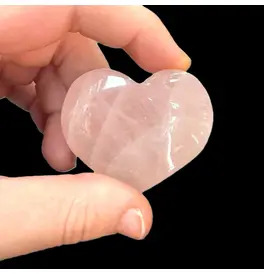 Rose Quartz Heart Tumble Stone 
