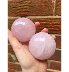 Rose Quartz Orb 179G-400G 5cm Approx