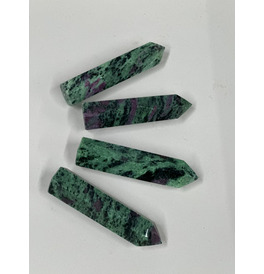 Ruby Zoisite Column Tower Healing Crystal