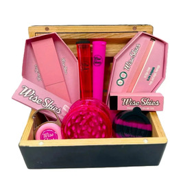 Wise Skies Pink & Black Mini Roller Set