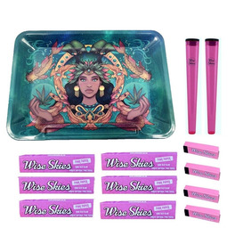 Pink Mother Nature Rolling Tray Set