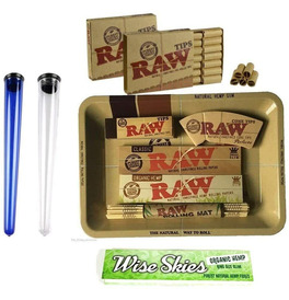 Raw Mini Rolling Tray Set