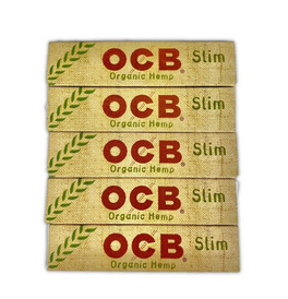 5 OCB Organic Hemp King Size Slim Rolling Papers