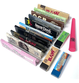 Assorted Rolling Papers & Tips Bundle