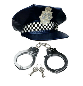 Blue Checkered Police Instant Kit
