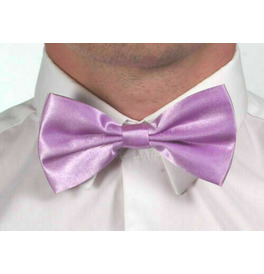 Bow Tie Clip On, Lilac 