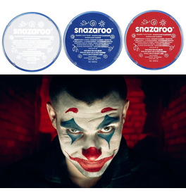 Joker Face Paint Halloween Bundle Set 