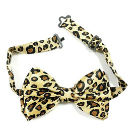 Bow Tie Clip On, Leopard 