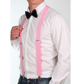 Baby Pink Suspenders Braces