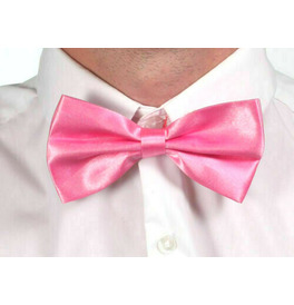 Bow Tie Clip On, Baby Pink