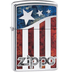USA Flag Design Zippo Lighter