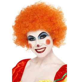 Crazy Clown Orange Wig
