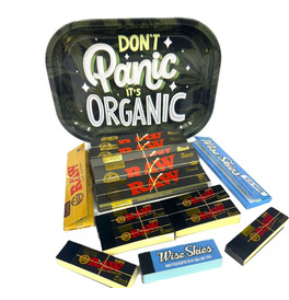 Dont Panic Rolling Tray Set Raw Special