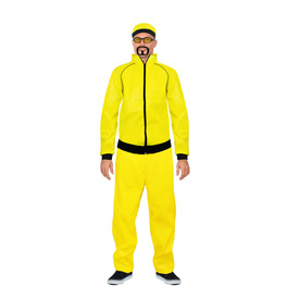 Black and Yellow Urban Rapper Adult Fancy Dress Costume